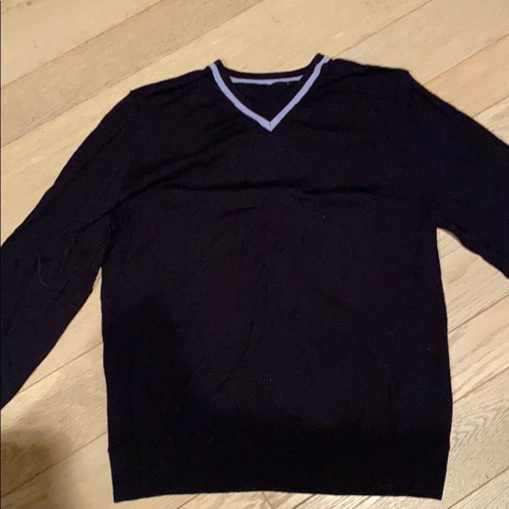 Navy sweater